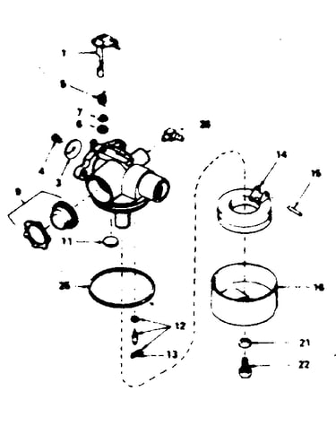 Carburetor no. 632387
