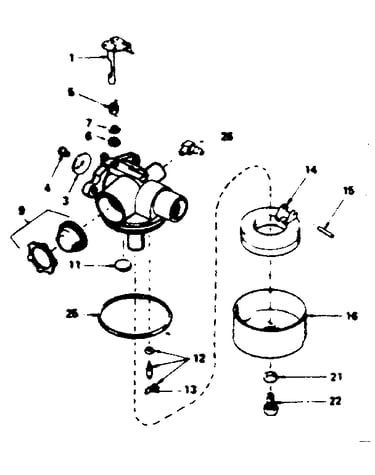 Carburetor no. 632387