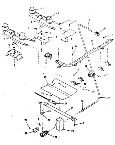 Burner section