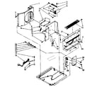 Kenmore 1068701080 air flow and control parts diagram