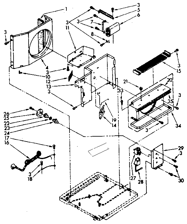 Air flow and control parts