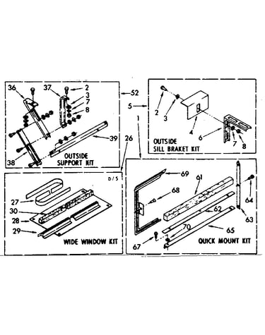Accessory kit parts