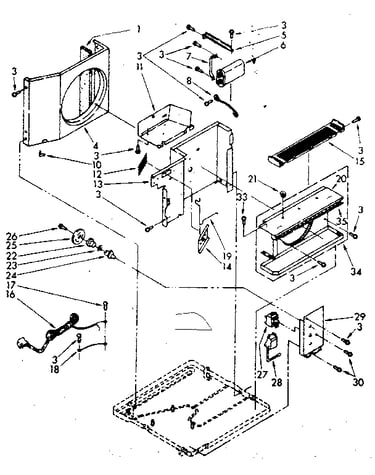 Air flow and control parts