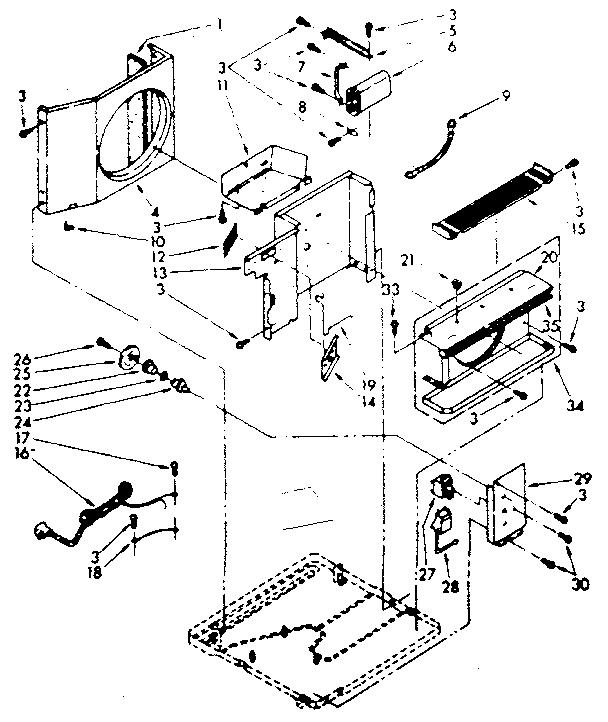 Air flow and control parts