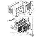Kenmore 1068711180 cabinet parts diagram