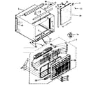Kenmore 1068711181 cabinet parts diagram