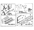 Kenmore 1068711181 accessory kit parts diagram
