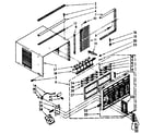 Kenmore 1068721081 cabinet parts diagram