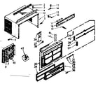 Kenmore 10670132 cabinet parts diagram