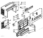 Kenmore 10671081 cabinet parts diagram