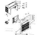Kenmore 10673045 cabinet parts diagram
