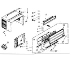 Kenmore 10673061 cabinet parts diagram