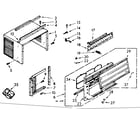 Kenmore 10673095 cabinet parts diagram