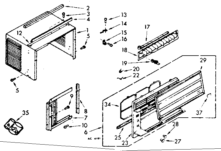 Cabinet parts
