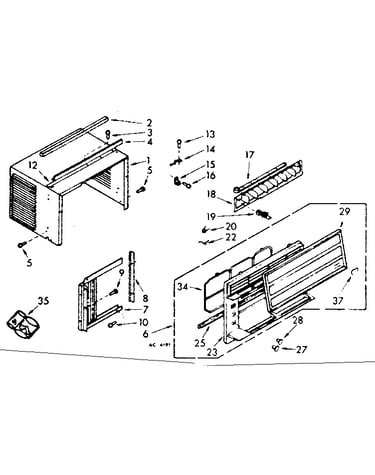 Cabinet parts