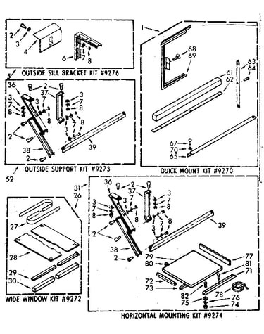 Accessory kit parts