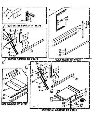 Accessory kit parts