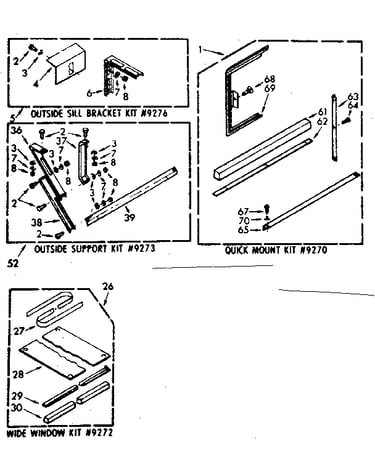 Accessory kit parts