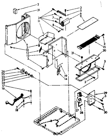 Air flow and control parts