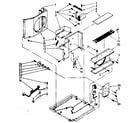 Kenmore 1067770980 air flow and control parts diagram