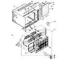 Kenmore 1067771181 cabinet parts diagram