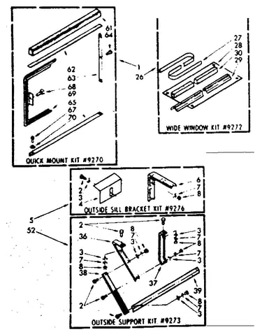 Accessory kit parts