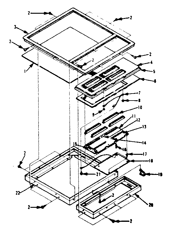 CONTROL AND TOP TABLE PARTS