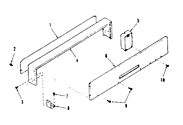 Backguard section