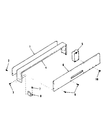 Backguard section
