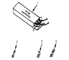 Kenmore 9119388610 wire harnesses and components diagram