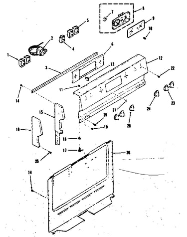 Backguard section