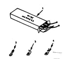 Kenmore 9119148610 wire harnesses and components diagram