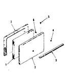 Oven door section