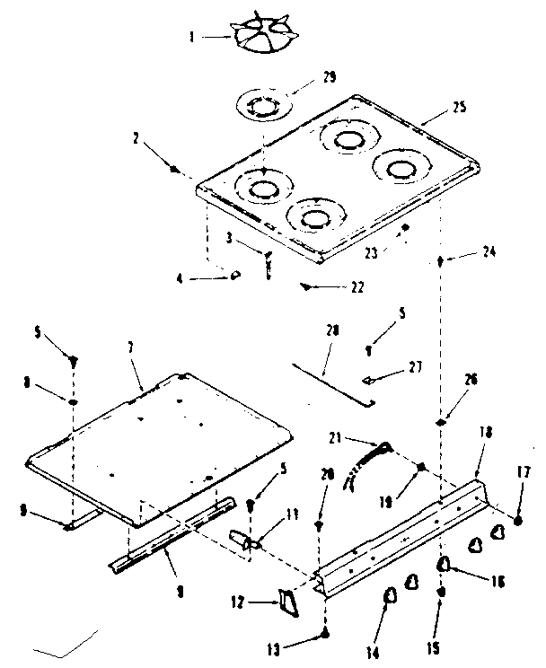 Main top section