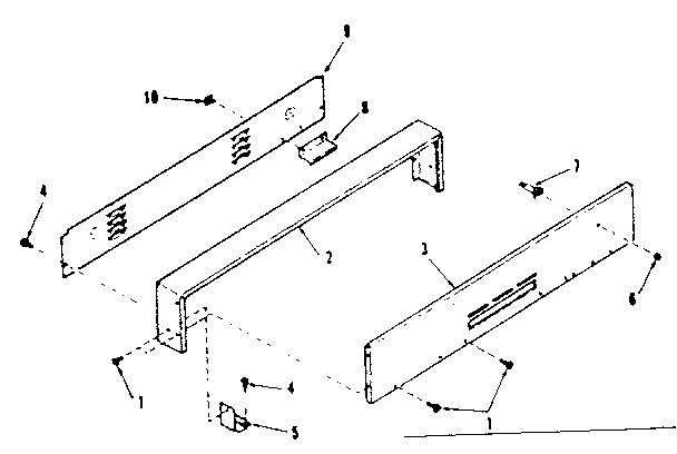 Backguard section