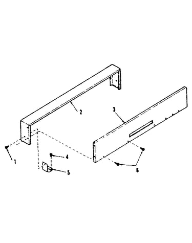 Backguard section