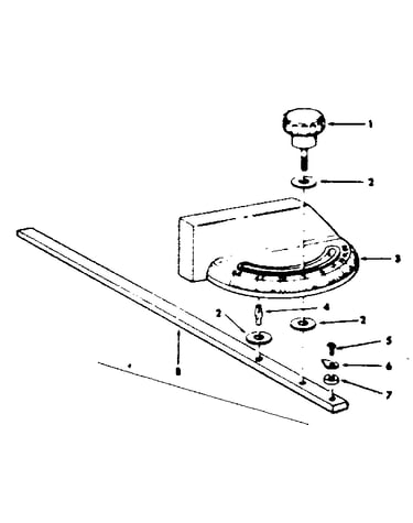 Miter gauge assembly 62938
