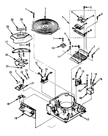 Inverter assembly parts for low power work coil
