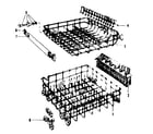 Kenmore 587703203 rack assembly diagram