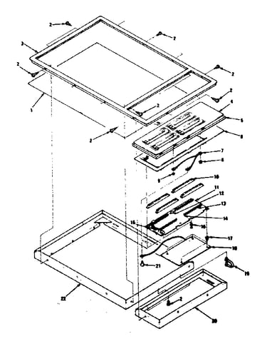 Control and top table parts