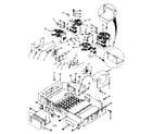 Kenmore 5644498310 frame and blower parts diagram