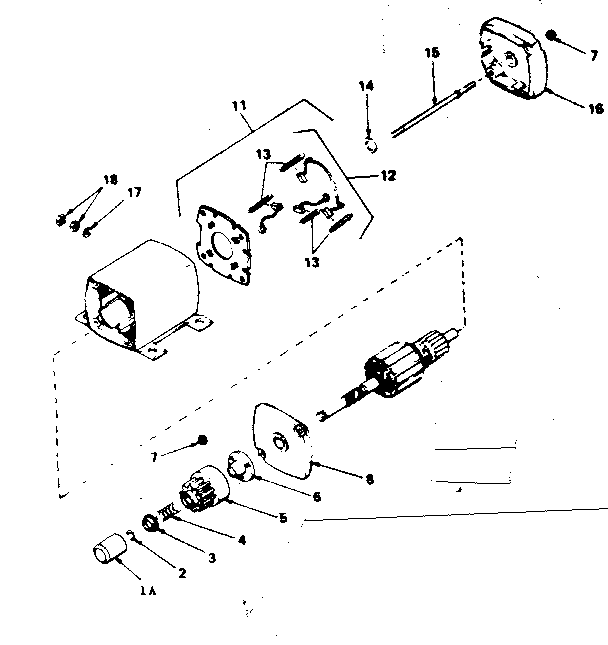 STARTER MOTOR NO. 33606