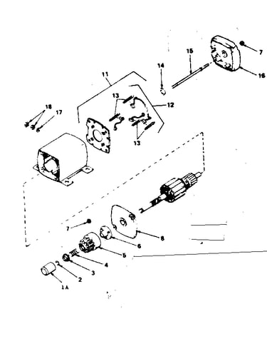 Starter motor no. 33606