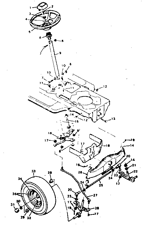 Steering and front axle