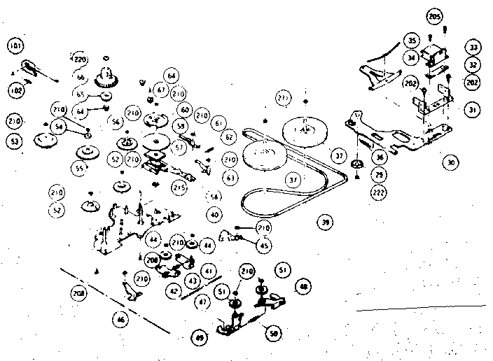 Main gear assembly