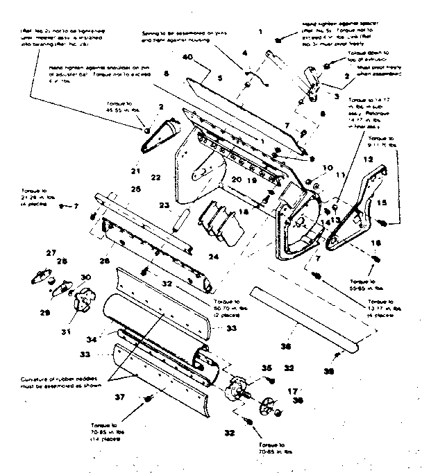 Housing & impeller detail