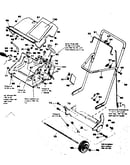 Frame, handle & shroud detail