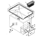 Kenmore 1988151525 cabinet parts diagram