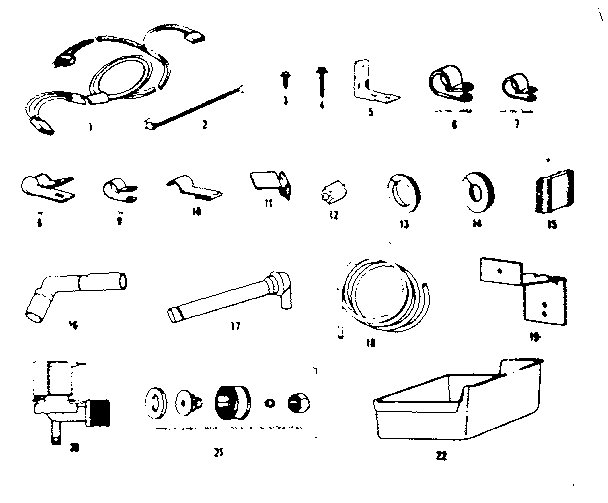 Ice maker installation parts kit #8085b