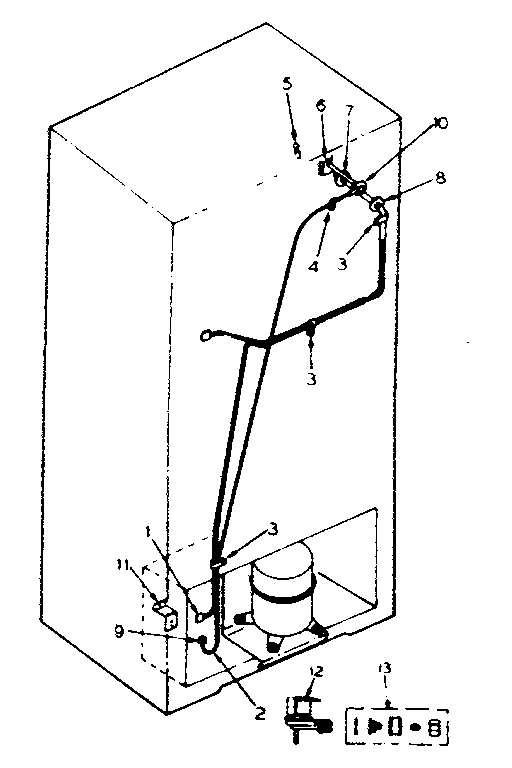 Ice maker installation parts